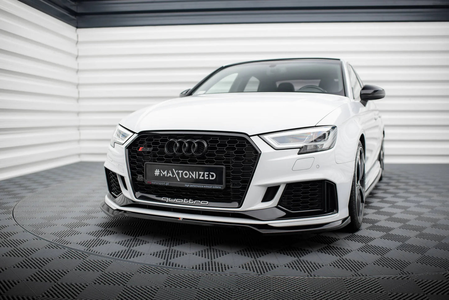 AUDI RS3 8V LIMOUSINE FACELIFT - Maxton Design V5 Frontspoiler