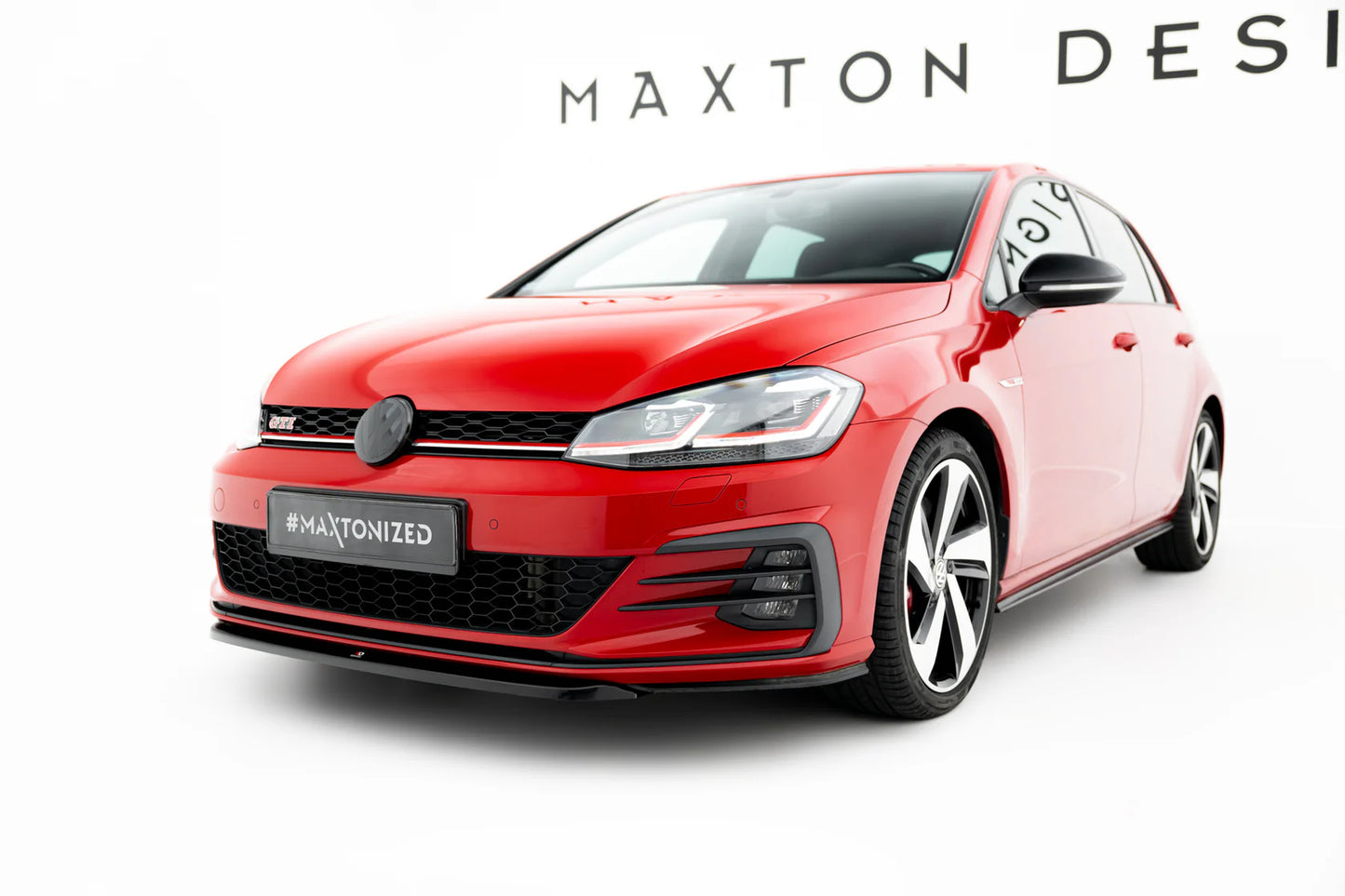 VW GOLF 7 GTI Facelift - Maxton Design Frontspoiler V5