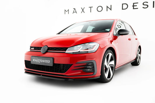 VW GOLF 7 GTI Facelift - Maxton Design Frontspoiler V5