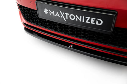 VW GOLF 7 GTI Facelift - Maxton Design Frontspoiler V5