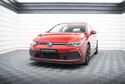 VW GOLF 8 GTI - Maxton Design Frontspoiler V5