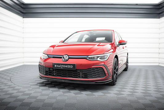 VW GOLF 8 GTI - Maxton Design Frontspoiler V5