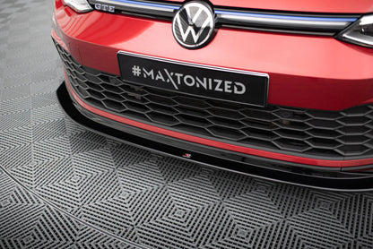 VW GOLF 8 GTI - Maxton Design Frontspoiler V5