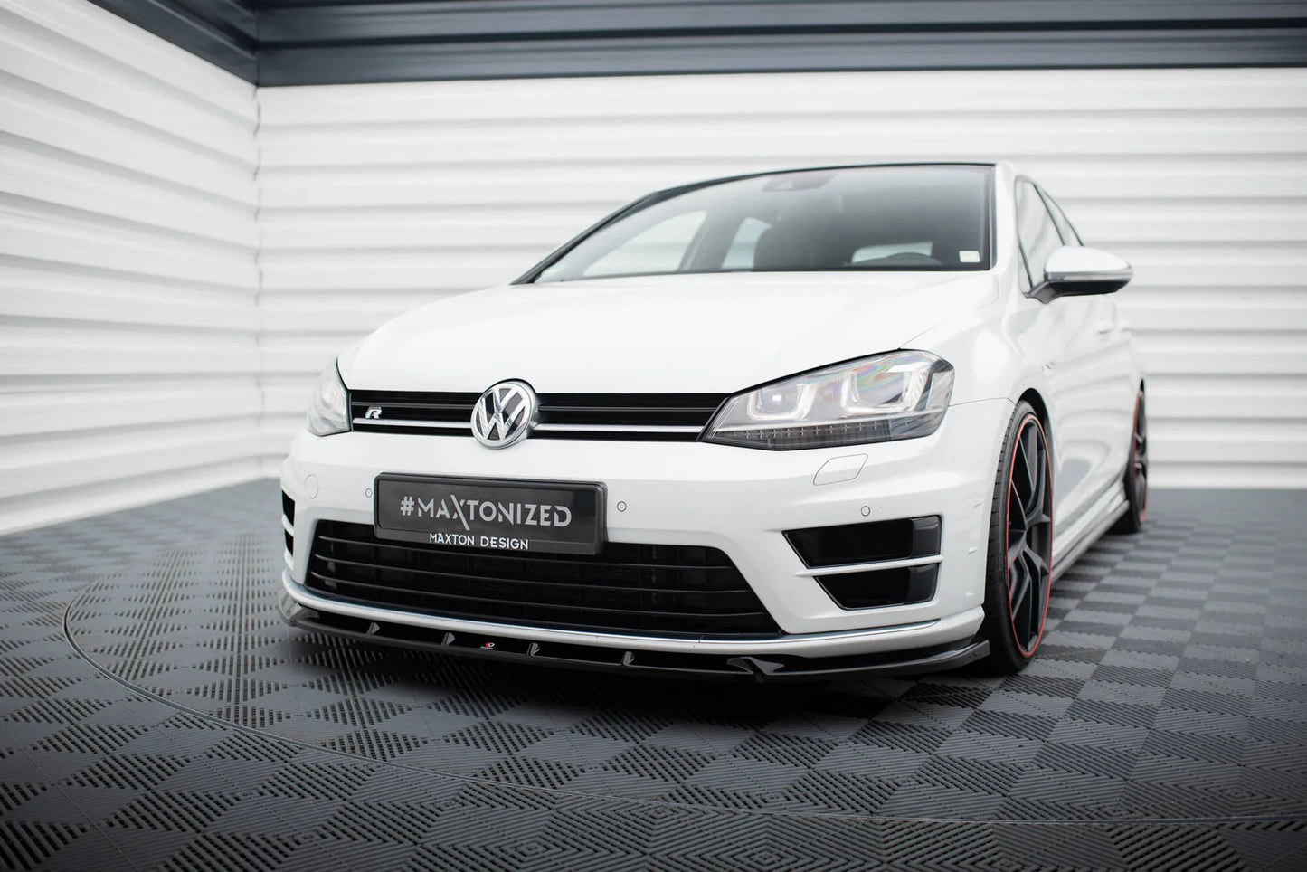 VW GOLF 7R - Maxton Design V5 Spoilerlippe