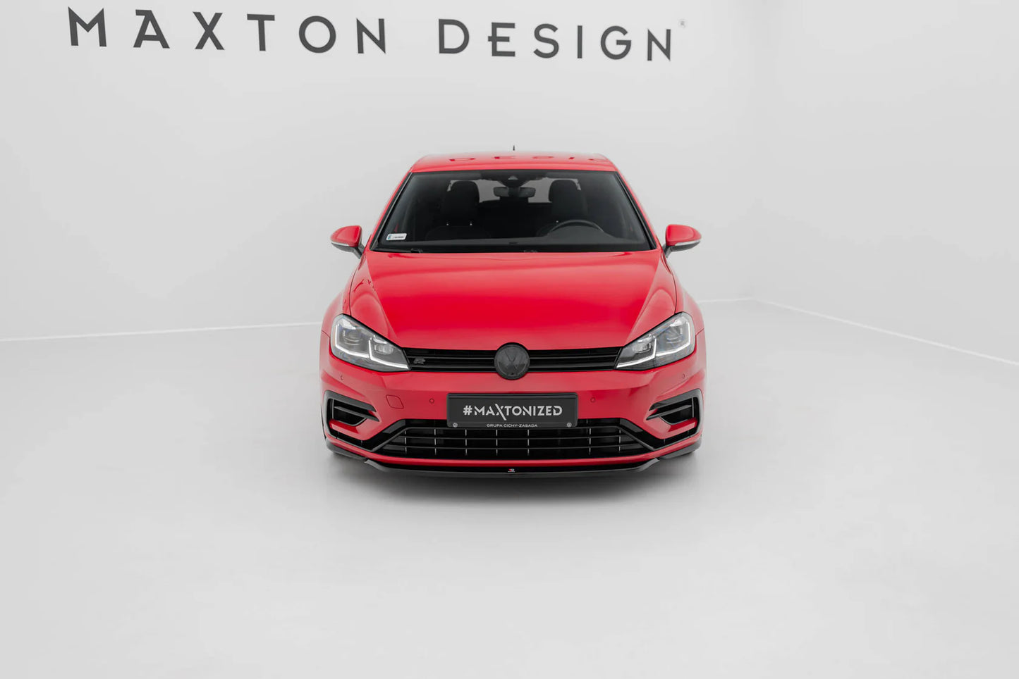 VW GOLF 7R Facelift - Maxton Design V5 Frontspoilerlippe