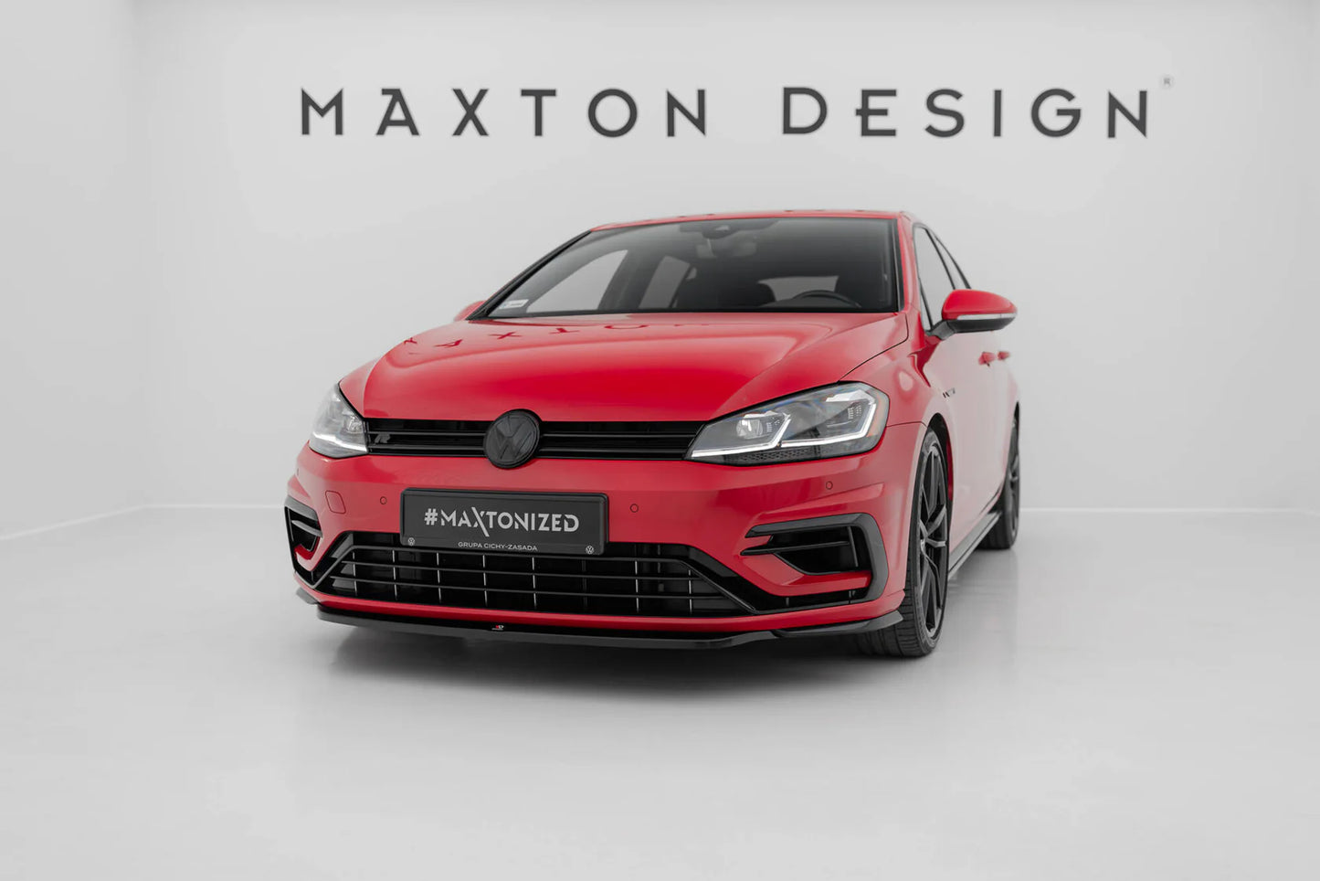 VW GOLF 7R Facelift - Maxton Design V5 Frontspoilerlippe