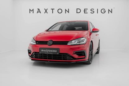 VW GOLF 7R Facelift - Maxton Design V5 Frontspoilerlippe