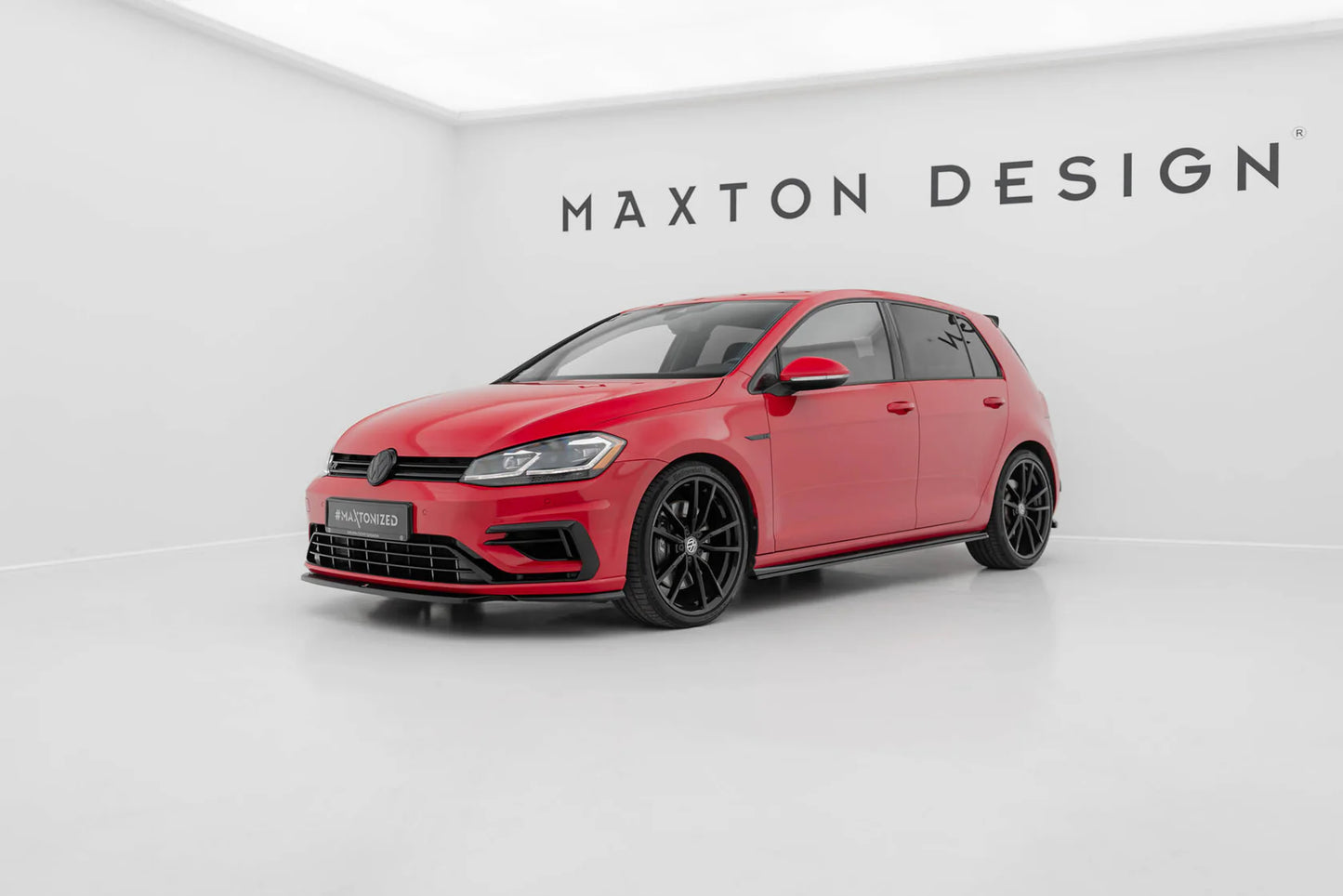 VW GOLF 7R Facelift - Maxton Design V5 Frontspoilerlippe