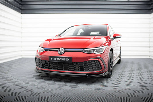 VW GOLF 8 GTI - Maxton Design Frontspoilerlippe V6