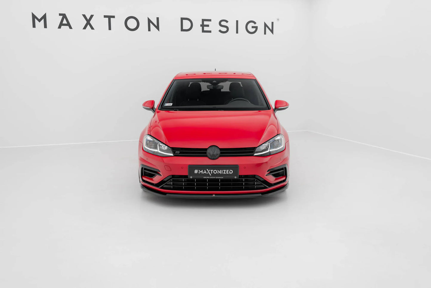 VW GOLF 7R Facelift - Maxton Design Frontspoilerlippe V6