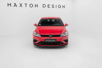 VW GOLF 7R Facelift - Maxton Design Frontspoilerlippe V6