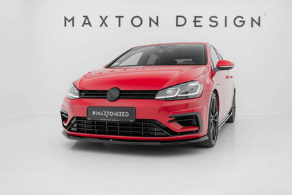 VW GOLF 7R Facelift - Maxton Design Frontspoilerlippe V6