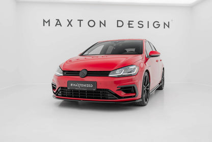 VW GOLF 7R Facelift - Maxton Design Frontspoiler V7