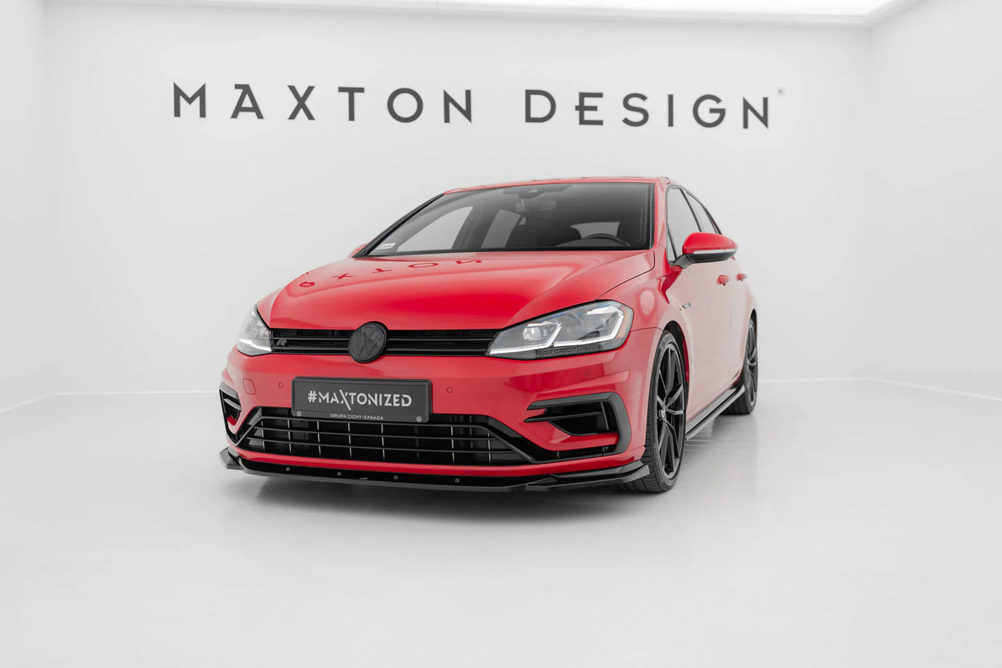 VW GOLF 7R Facelift - Maxton Design Frontspoiler V9