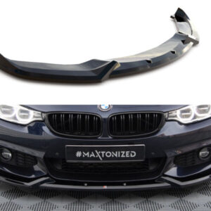 BMW Série 4 F36 Gran Coupé Pack M - LAME DE PARE-CHOC AVANT MAXTON DESIGN